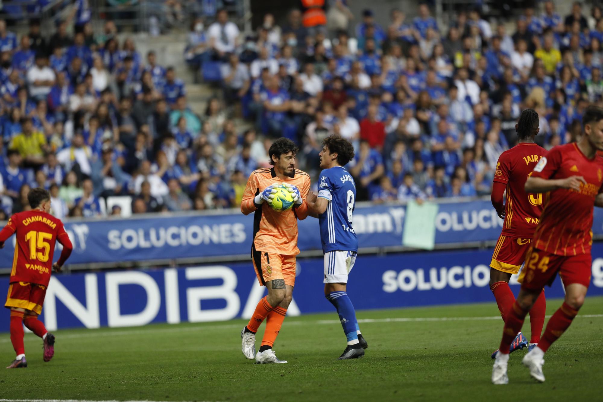 Real Oviedo - Zaragoza, en imágenes