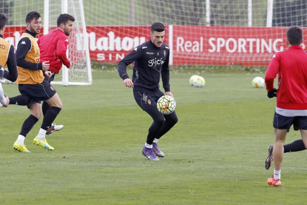 Entrenamiento del Sporting