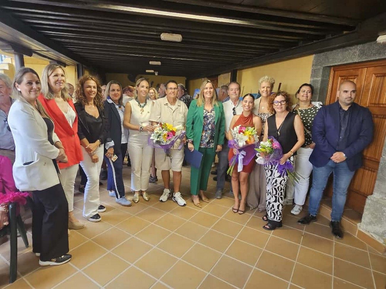 Homenaje a Carmen Rosa Santana, Aura García y María del Pilar Hernández en Telde