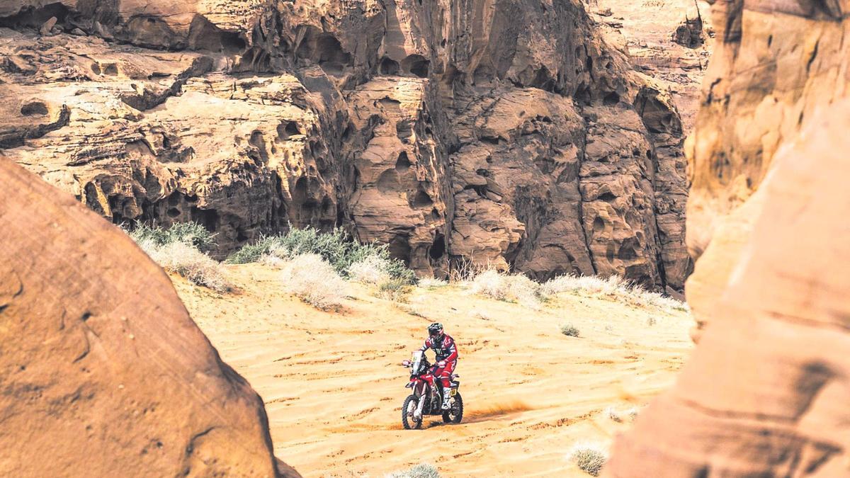 Toscha Schareina en el Dakar