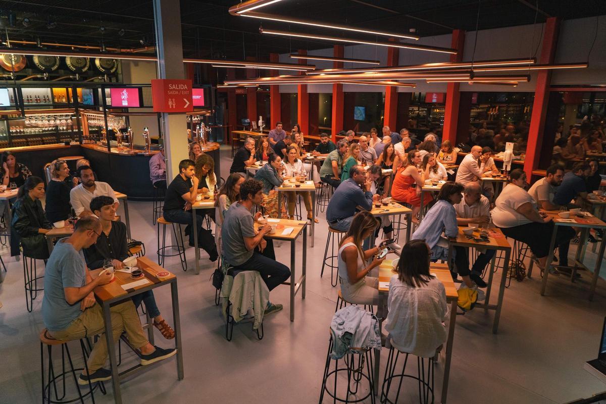 Sala degustación del MEGA de A Coruña