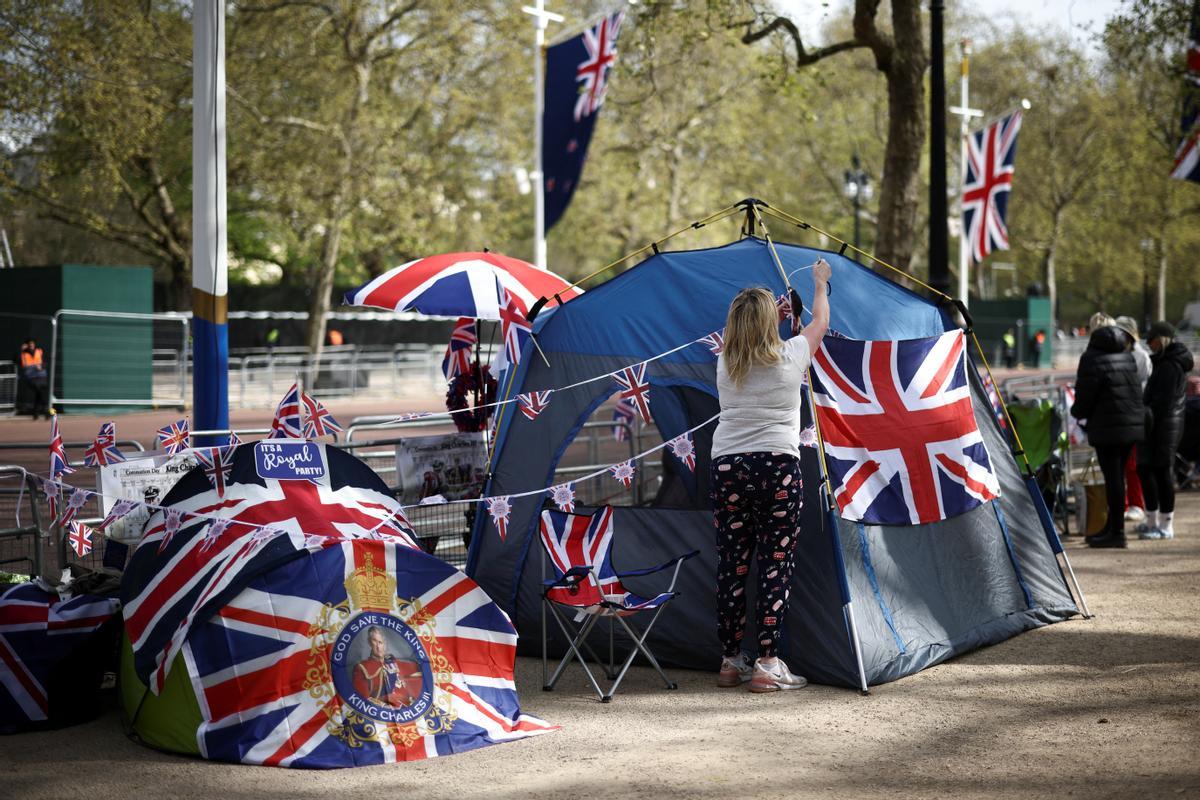 Londres se prepara para la coronación del rey Carlos III