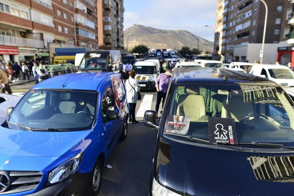 Protesta por el cierre de bares y restaurantes en Cartagena