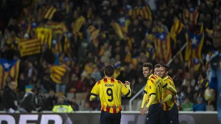 Gerard debuta con una plácida victoria de Cataluña (4-1)
