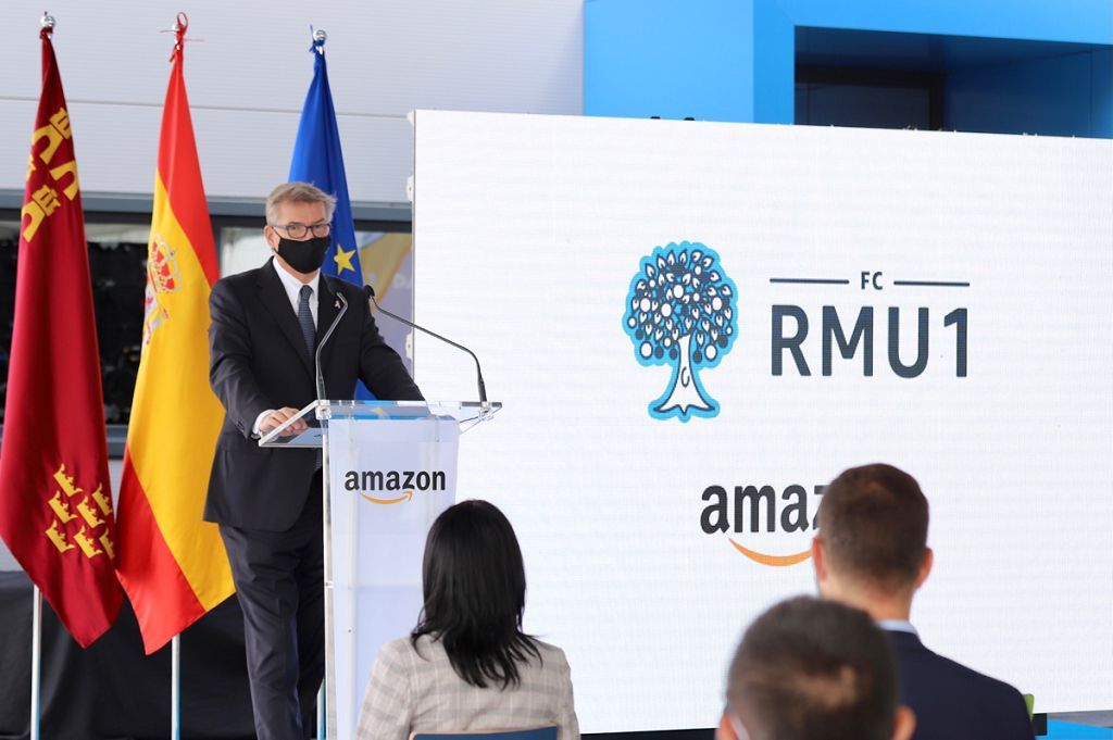 Inauguración del centro logístico de Amazon en Murcia