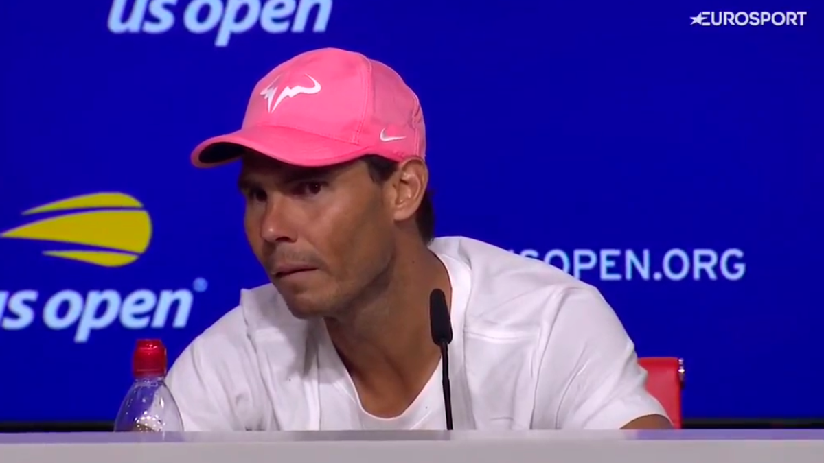 Nadal en la rueda de prensa