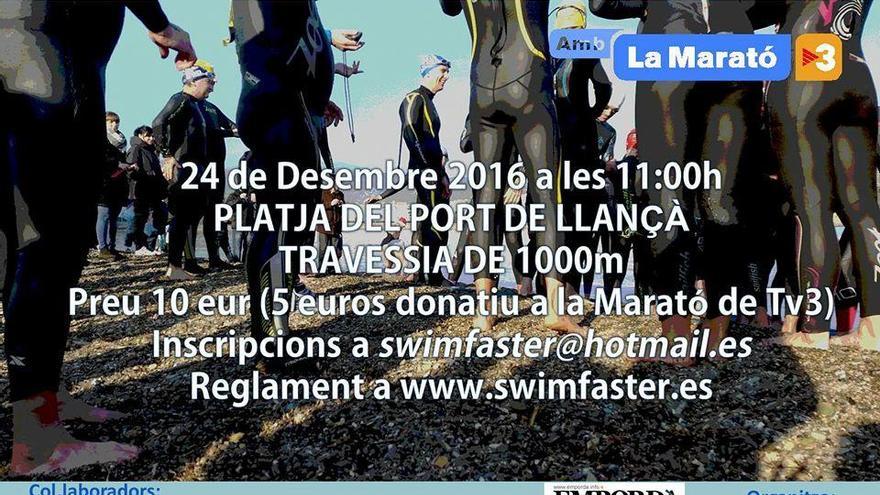 El cartell de la Silvestre Swim de Llançà