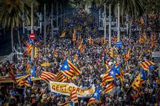 Caída en las urnas y una endiablada investidura: la Diada más difícil para el independentismo