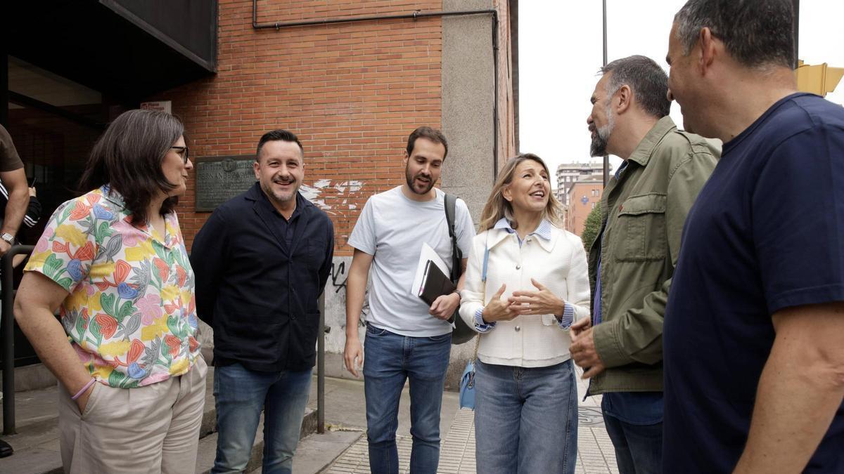 Yolanda Díaz visita Gijón