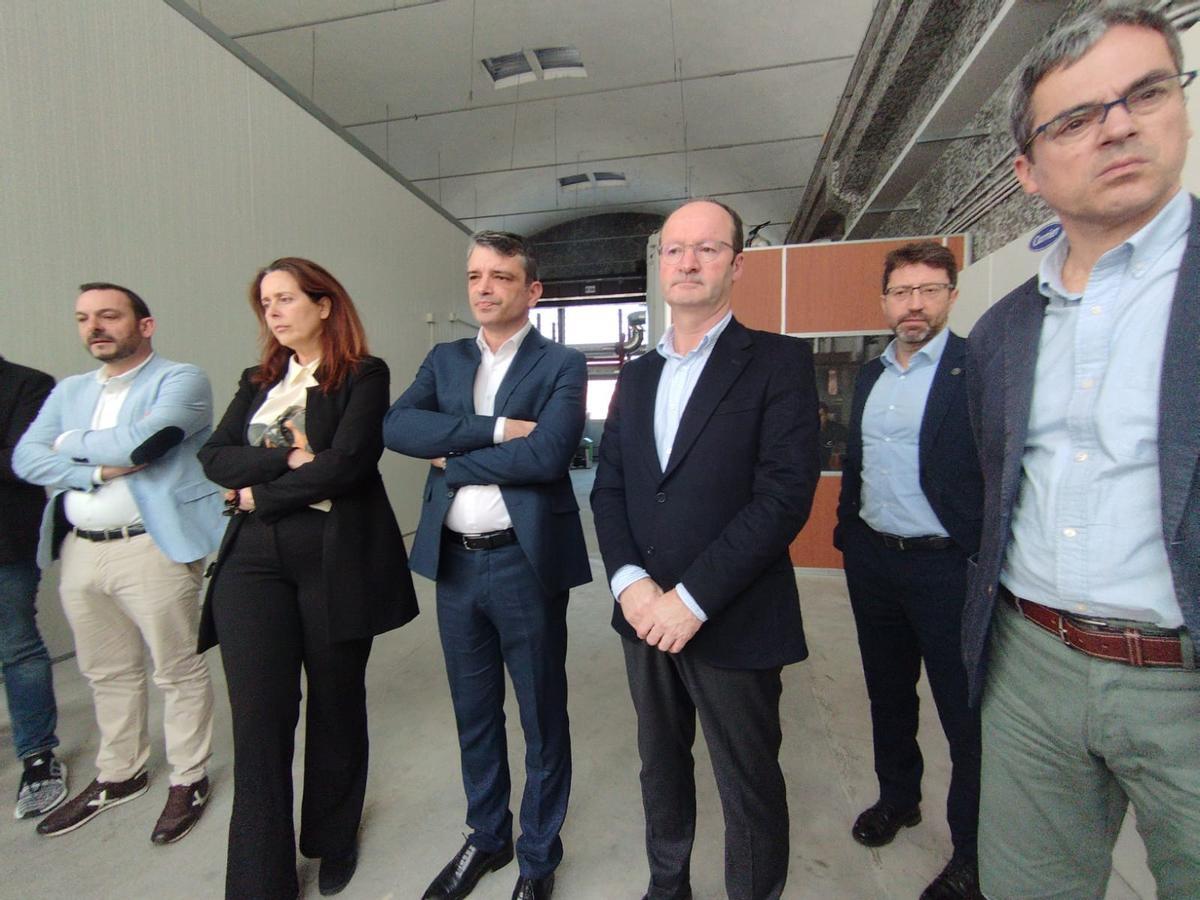 Por la izquierda, Manuel Ángel Álvarez, Jimena Pascual, Juan Carlos Campo, Javier Cueli, Enrique Fernández y Gonzalo Mesa.