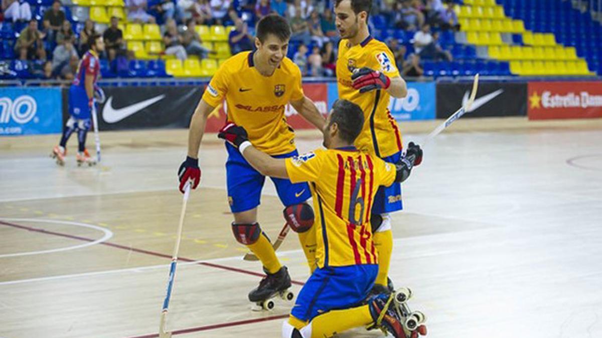 El Barça goleó al Alcoy en hockey patines