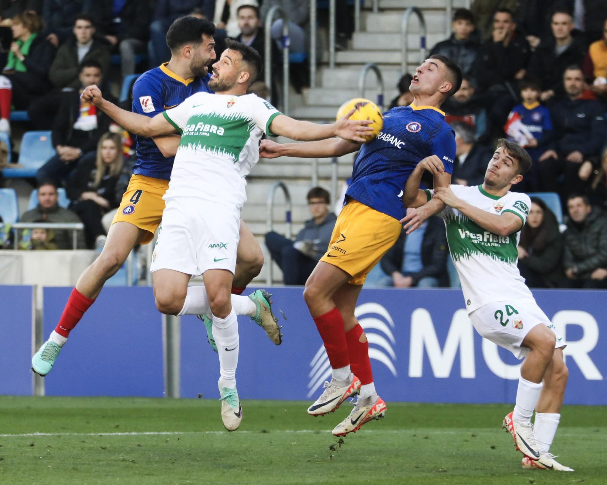 Así ha sido el partido entre el FC Andorra y Elche CF