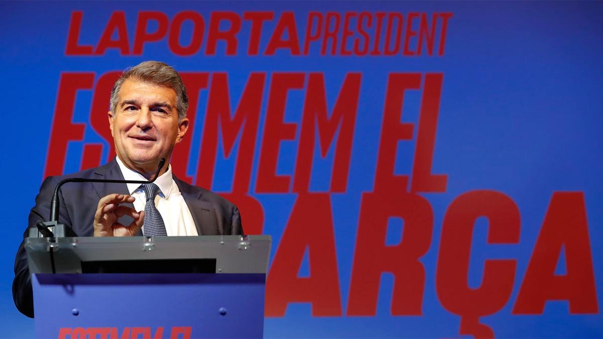 Joan Laporta quiere que haya la máxima participación en las elecciones