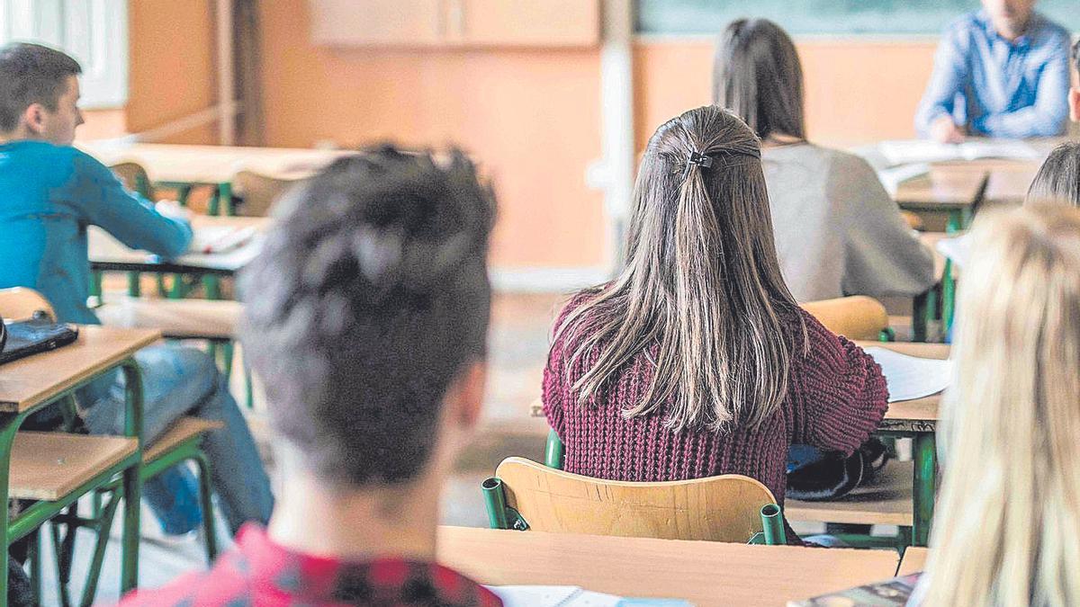 Varios estudiantes de Secundaria, en clase, en una imagen de archivo.