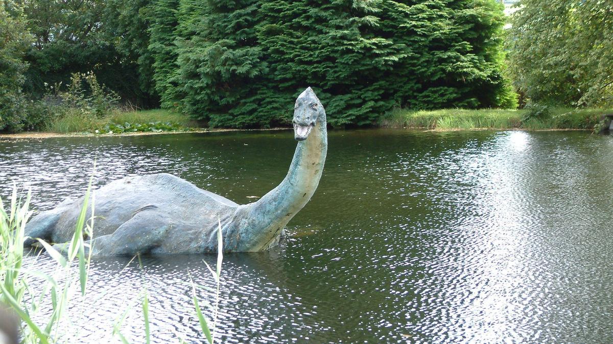 El monstruo del lago Ness en el Museo de Nessie