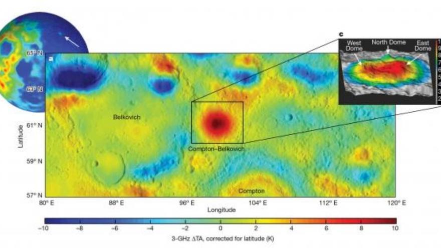 La Luna tuvo volcanes similares a los de la Tierra