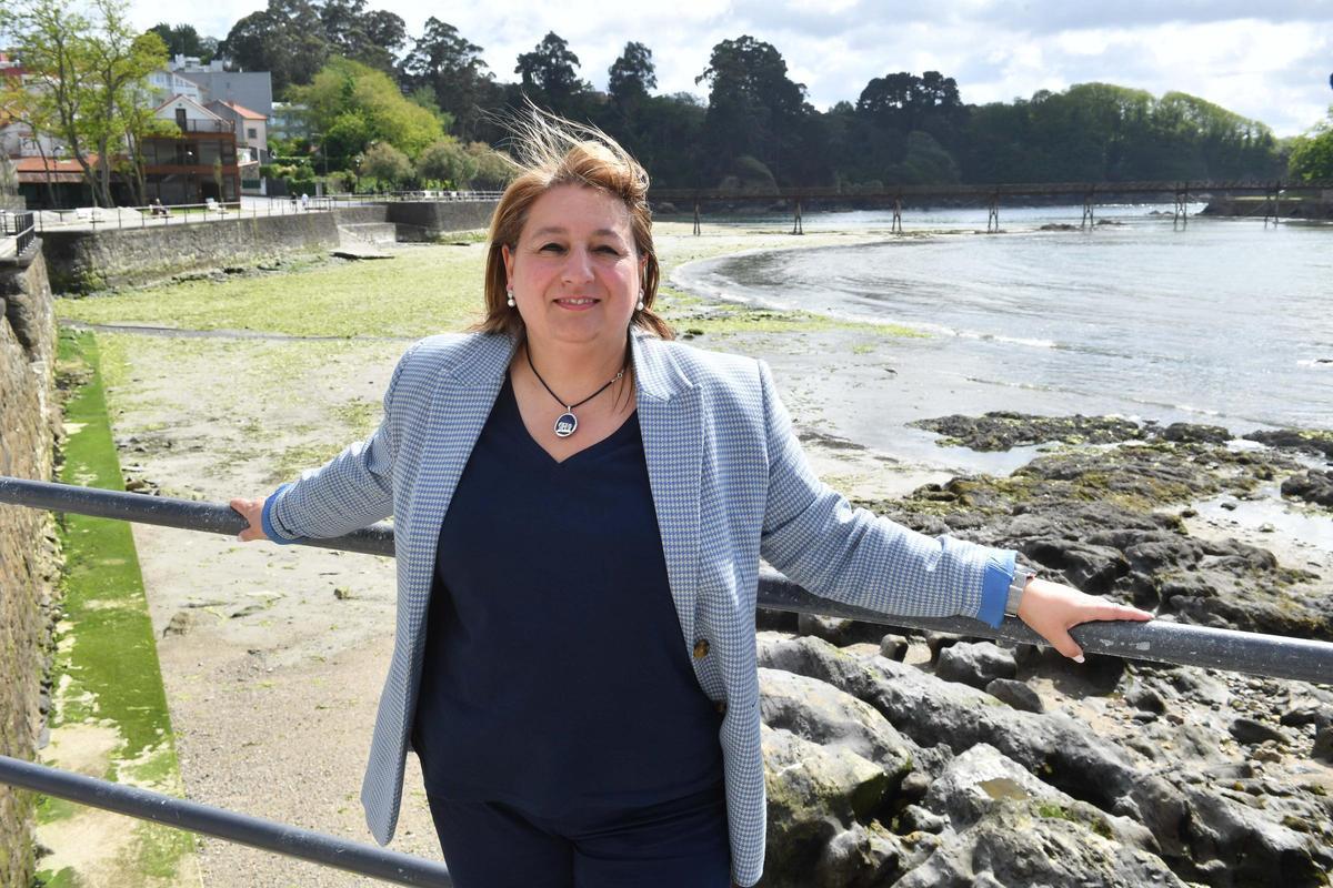 La portavoz del PP de Oleiros, Dolores Silva.