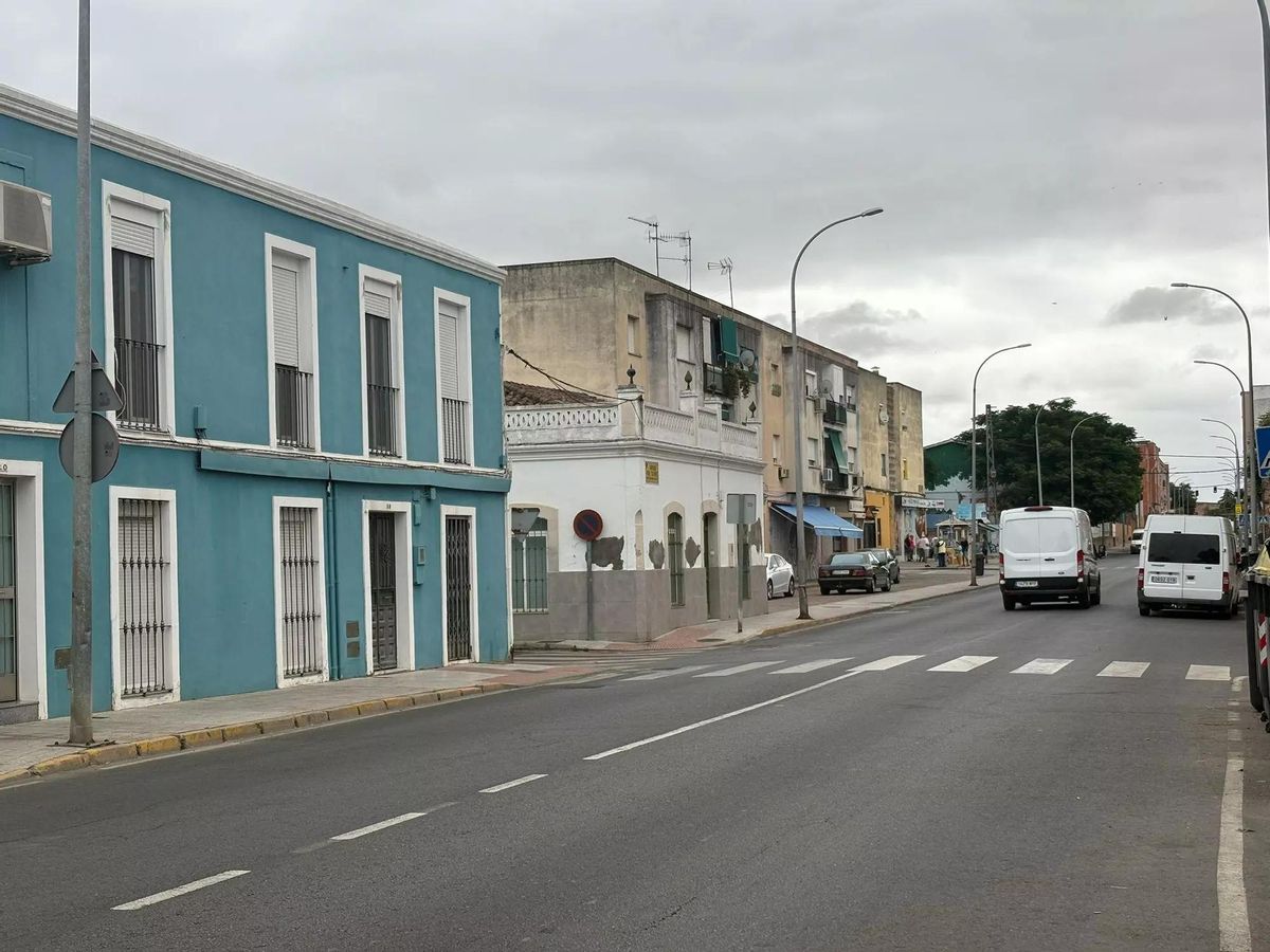 Imagen de la avenida Padre Tacoronte de Badajoz esta mañana