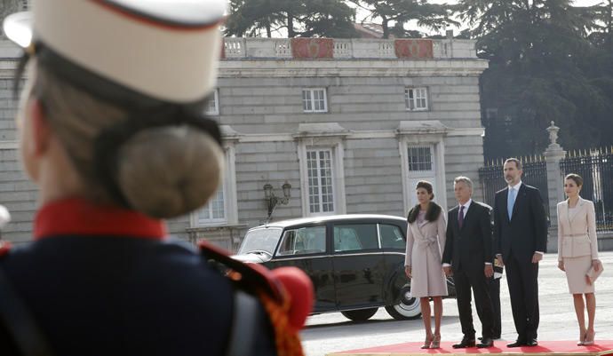 Visita de Mauricio Macri y su esposa.