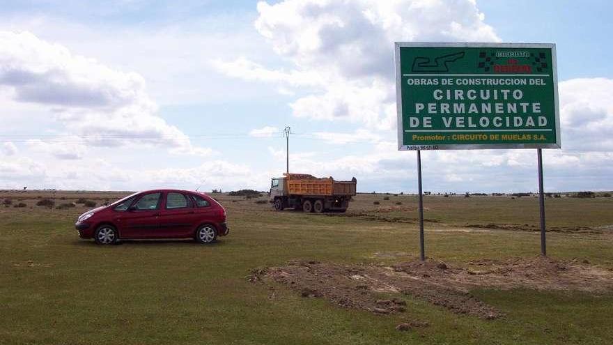 Terrenos donde se iba a levantar el circuto de velocidad de Cerezal y que serán para un parque fotovoltaico.