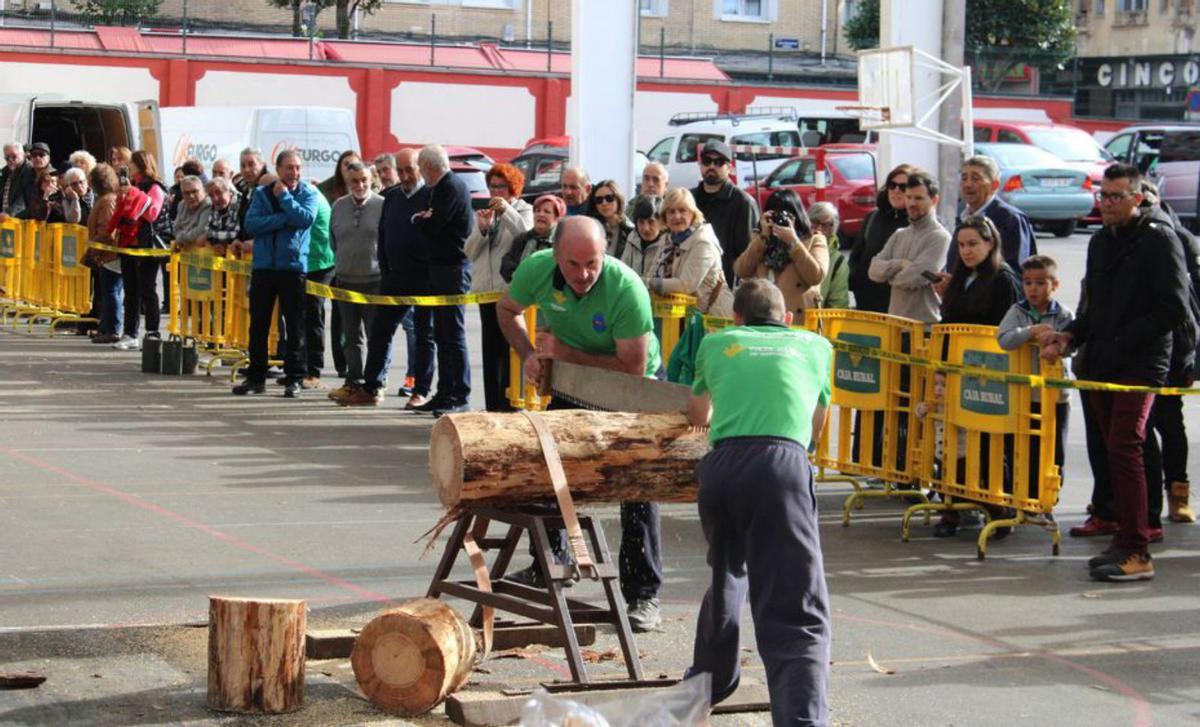 Duelo astur-vasco con hachas de por medio