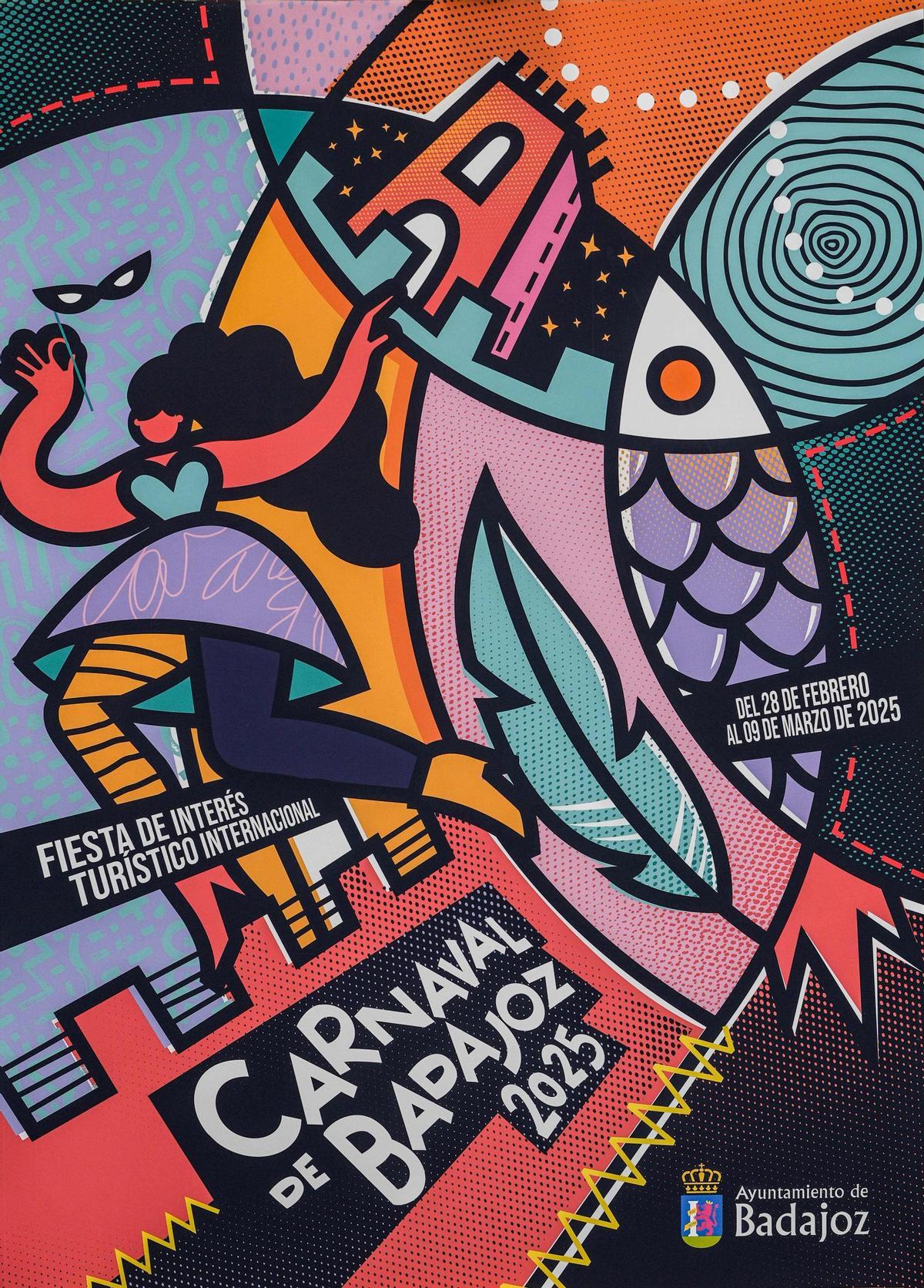 Cartel del Carnaval de Badajoz 2025