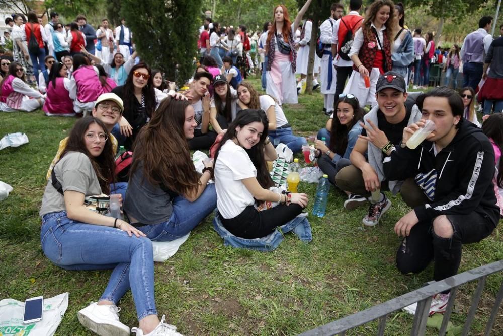 Ambiente en el Jardín de la Fama en el Bando de la Huerta