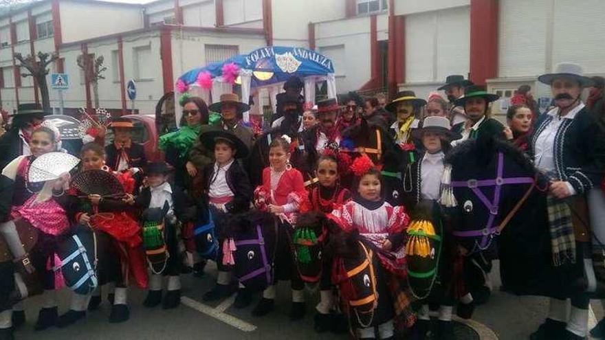 El desfile de Antroxu del año pasado en Llanes.