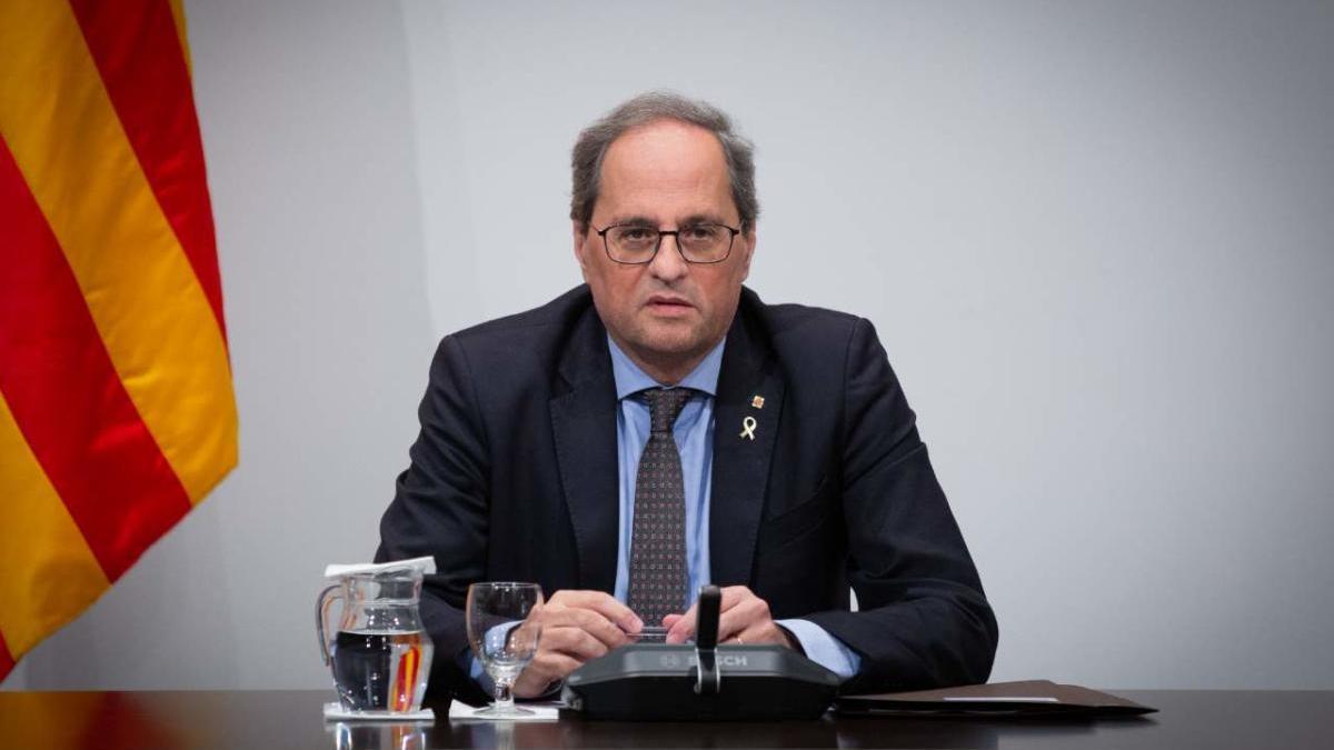 El president de la Generalitat, Quim Torra, en una imatge d&#039;arxiu