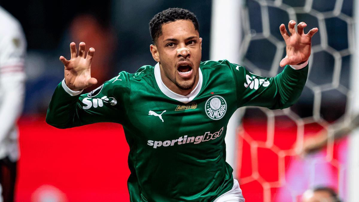 ¡Vitor Roque no para de marcar goles en Brasil! 'Tigrinho' está que se sale