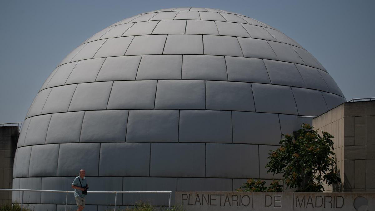 Planetario de Madrid del Parque Tierno Galván, a 28 de julio de 2026, en Madrid (España).  Este espacio municipal está desarrollando programación especial con motivo del primero de los tres eclipses solares que podrán observarse en España entre 2026 y 202
