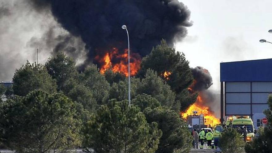 Diez muertos y 13 heridos al estrellarse un  F-16 de la OTAN en Albacete