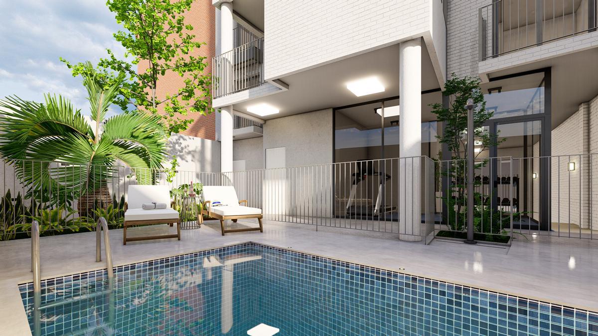 Zonas ajardinadas y piscinas exteriores