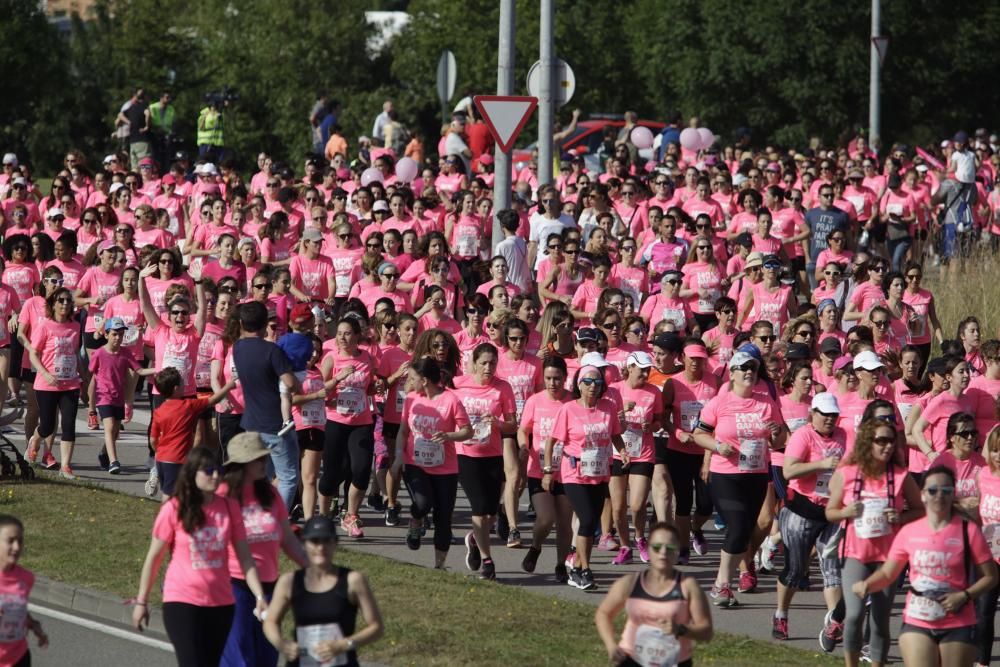 Carrera de la mujer en la zona este de Gijón.