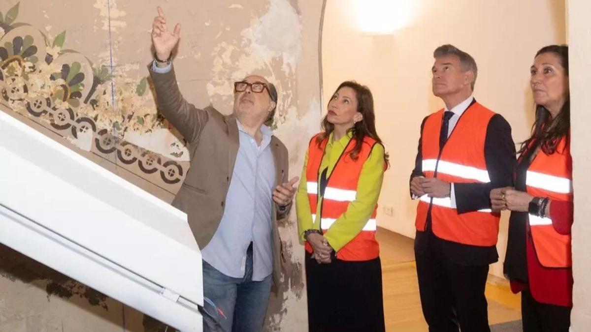 La alcaldesa de Zaragoza, Natalia Chueca, ha visitado los trabajos