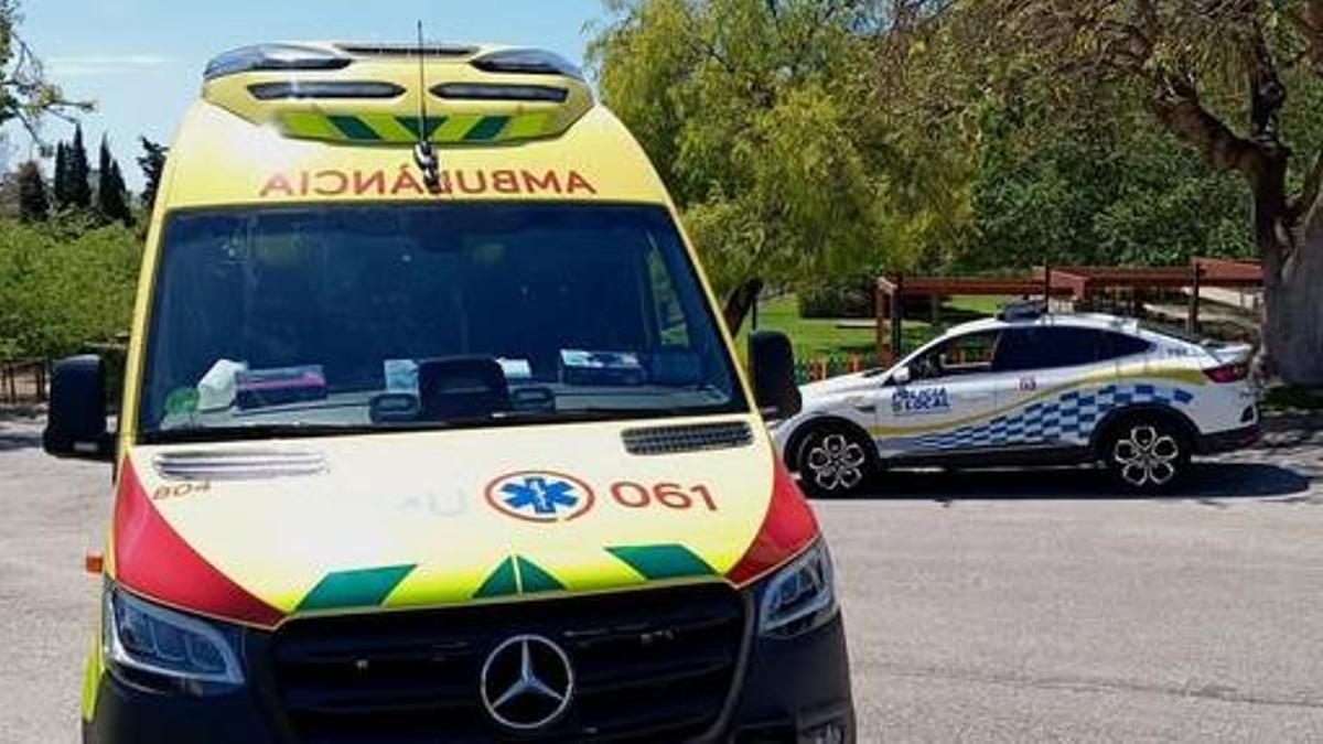 Policías y sanitarios auxilian a un niño de dos años con convulsiones en un colegio de Palma