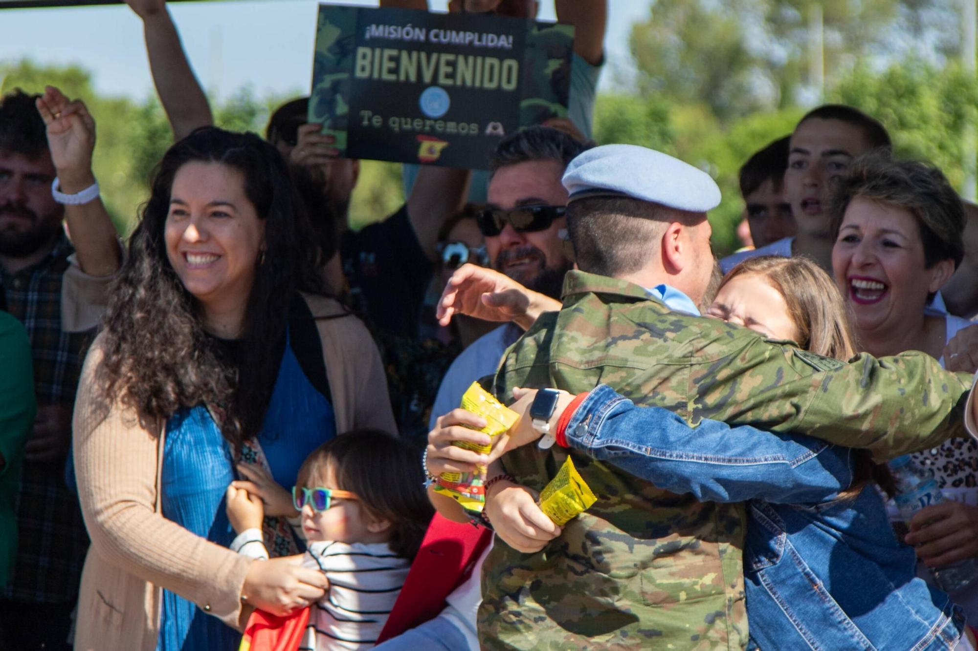 Vuelven a Badajoz los últimos militares que se encontraban en misión de paz en Líbano