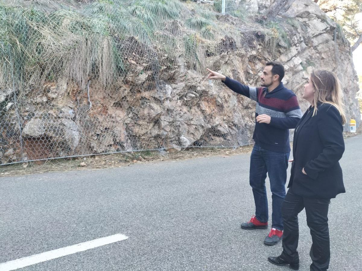 La carretera de Formentor ya cuenta con sistema de contención de los taludes