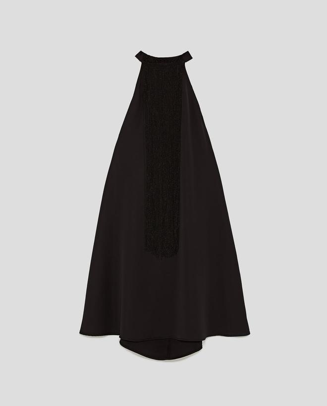 Vestido negro de Zara