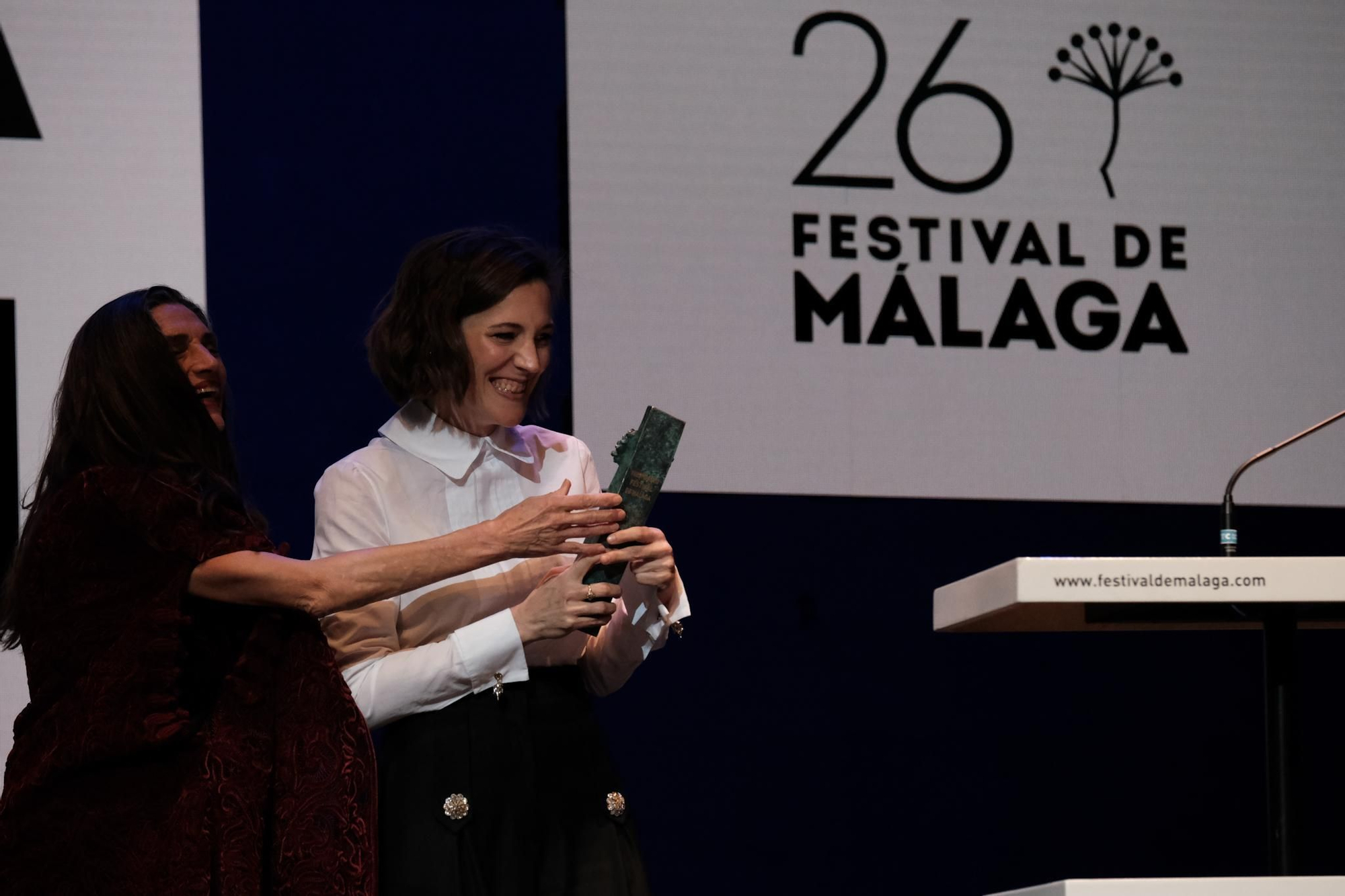 La directora Carla Simón recibió el Premio Málaga Talent-La Opinión de Málaga del Festival de Cine de Málaga 2023