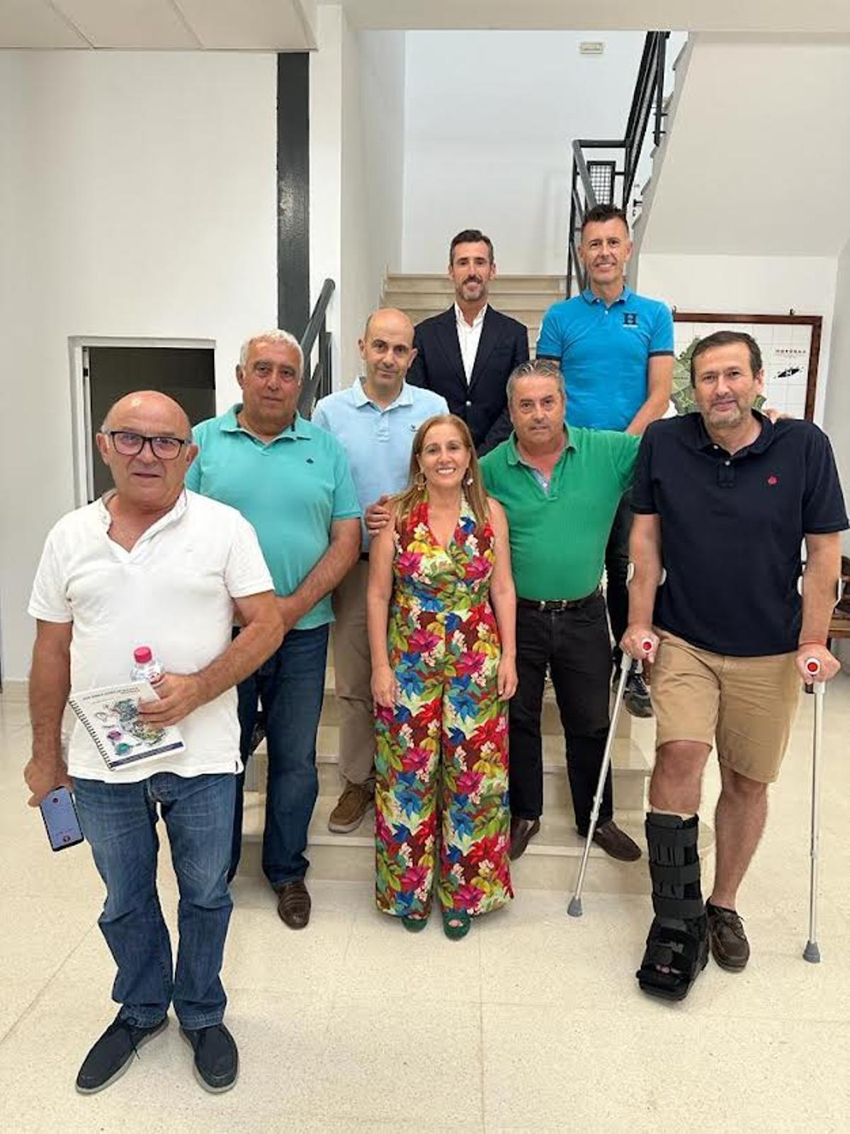 Alcaldes de los municipios integrados en la ADR Nororma.