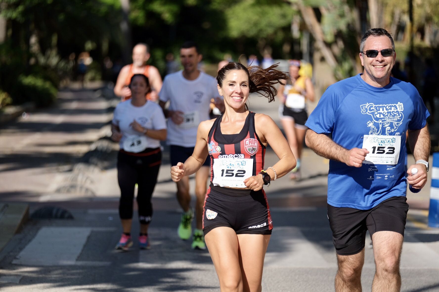 Celebración de la V Carrera de la Prensa en Málaga