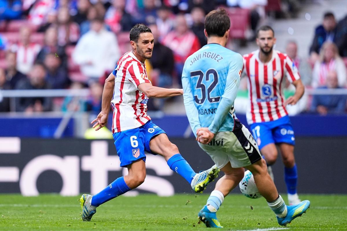 Las imágenes del Atleti - Celta