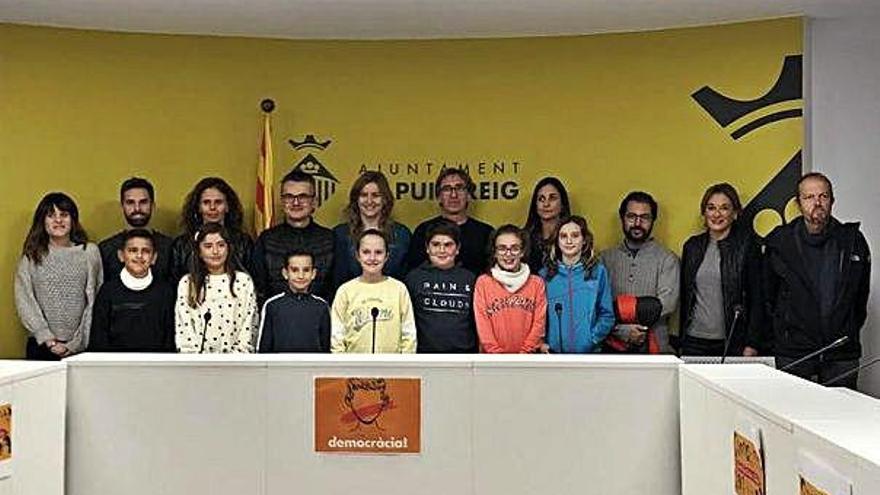 Ple de constitució del primer consell d&#039;infants de Puig-reig, dimarts passat