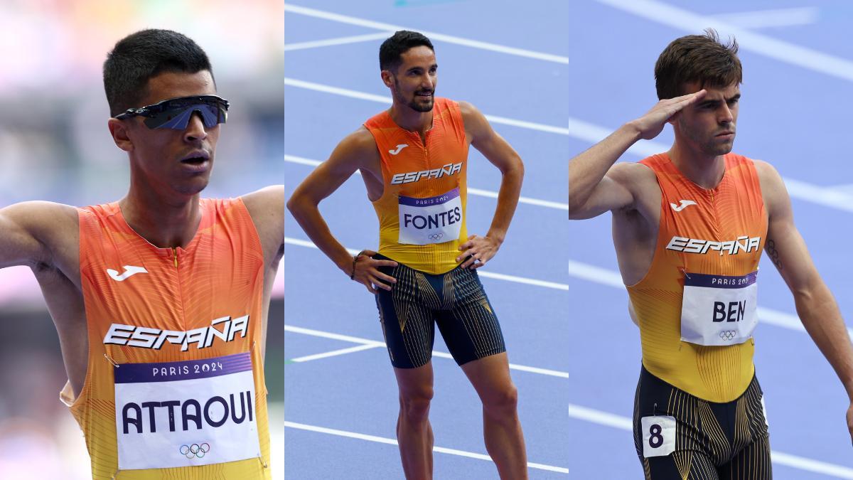 Mohamed Attaoui, Nacho Fontes y Adri Ben