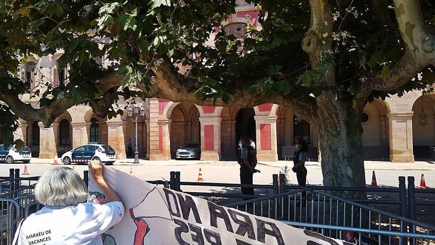 Concentració de Sanitàries en Lluita al Parlament de Catalunya.