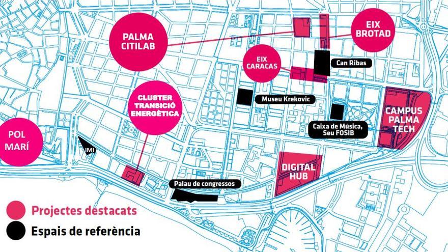 El Ayuntamiento de Palma quiere construir un recinto ferial en el nuevo distrito digital de Nou Llevant