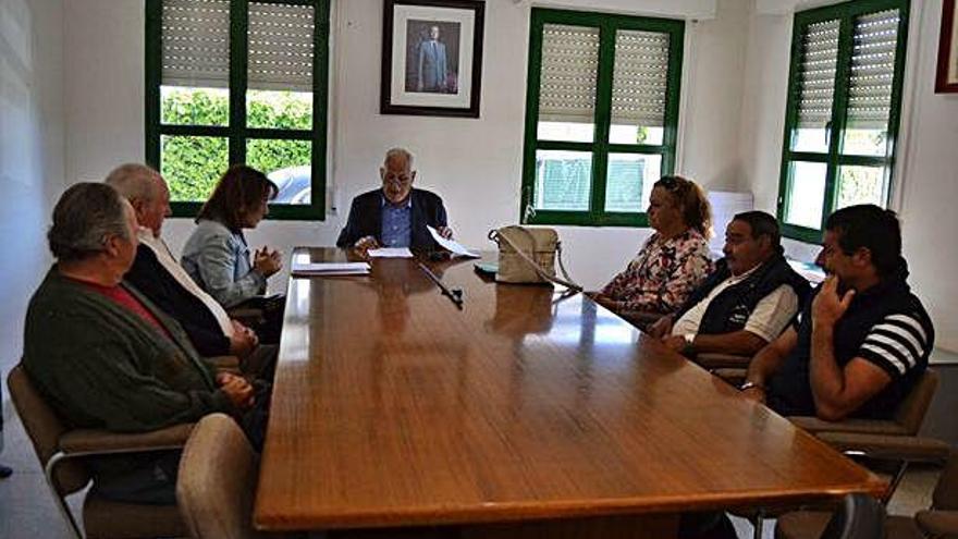 Miembros de la Corporación Muncipal de Palacios de Sanabria.