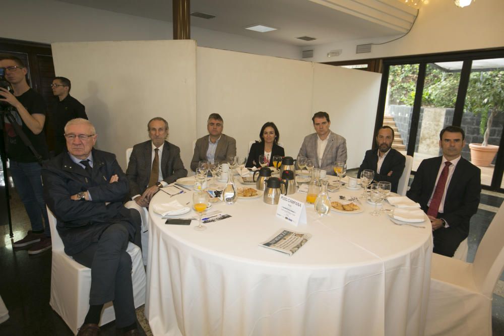 Desayuno con Duran i Lleida en el Maestral