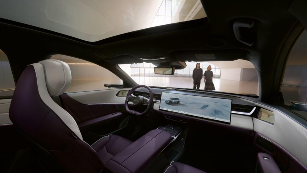 Interior del Mazda CX-6e